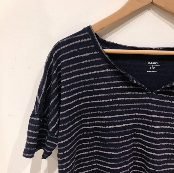 Dark blue striped t-shirt - Picture 3 of 5